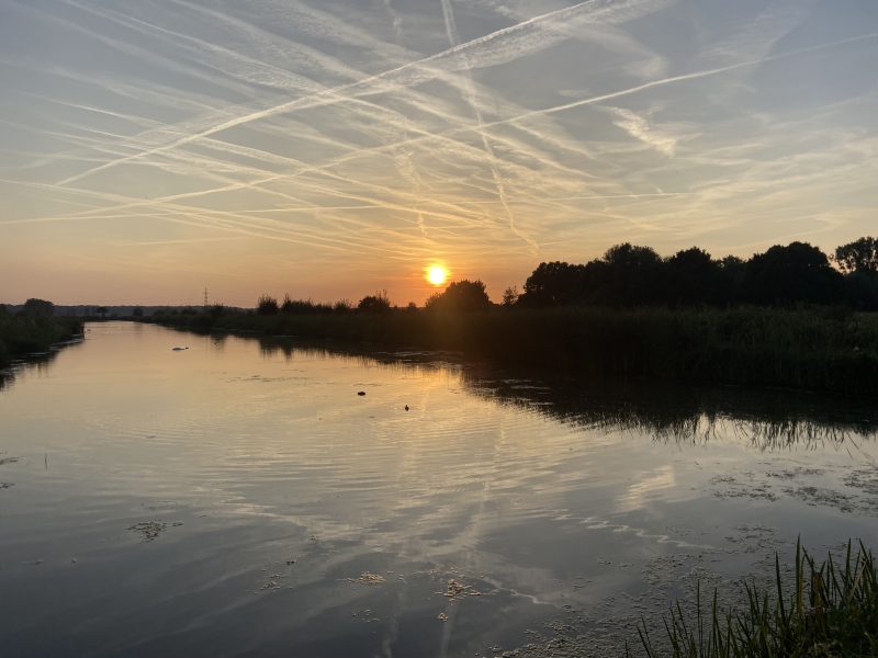 Sunset in Wageningen