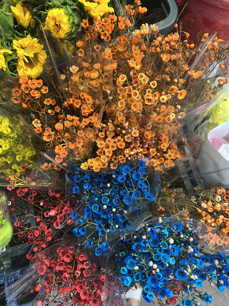 Colorfull flowers at Flower market