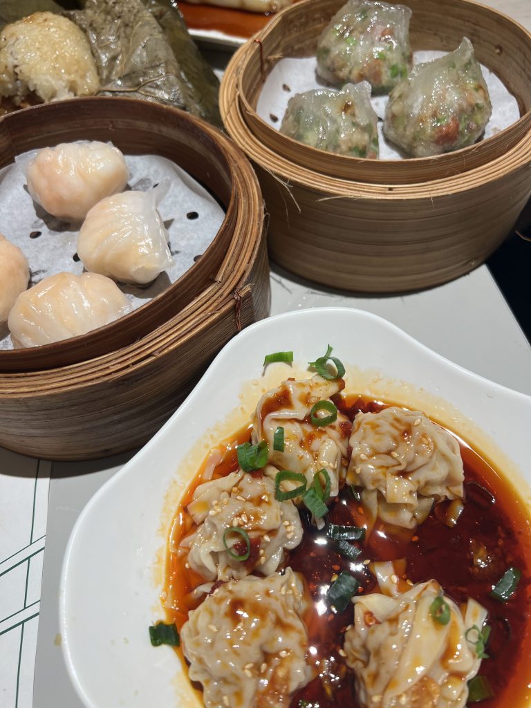 Three different kinds of dim sum at Tim Wo Han