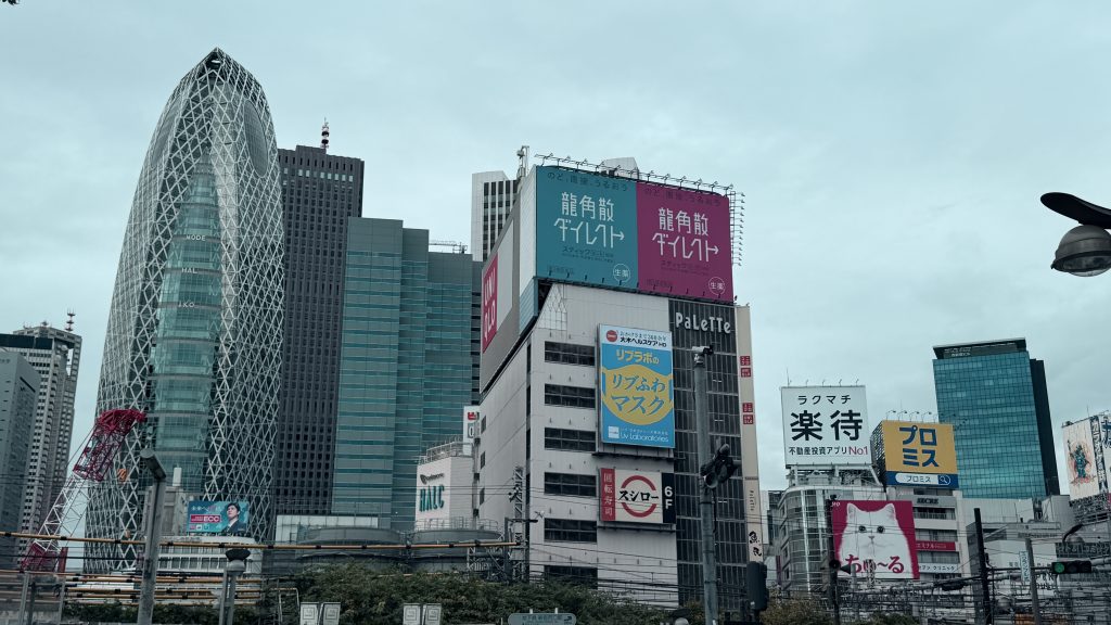 Bild: Skycrapers i Tokyo. Foto: Malin Andrée